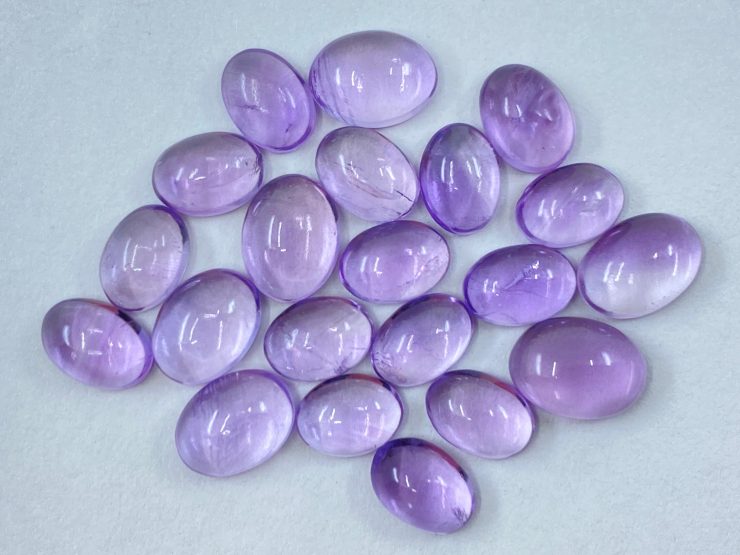 il fullxfull.3395846857 n6f0 scaled Amethyst (Brazilian) Cabochon Oval Shape Loose Gemstones In 6x4mm, 7x5mm & 8x6mm for Jewellery Making