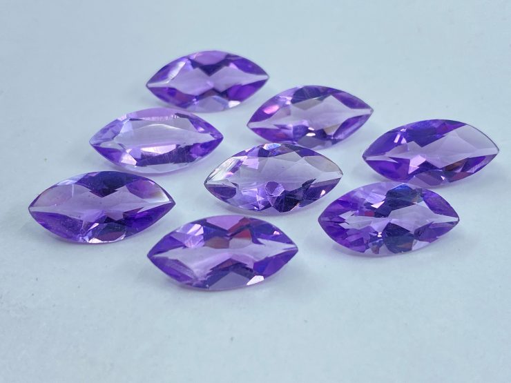 il fullxfull.3395948200 b6qi scaled Amethyst (Brazilian) Faceted Marquise Navette Shape Loose Gemstones in Assorted Sizes from 4x2mm to 21x7mm for Jewellery Making