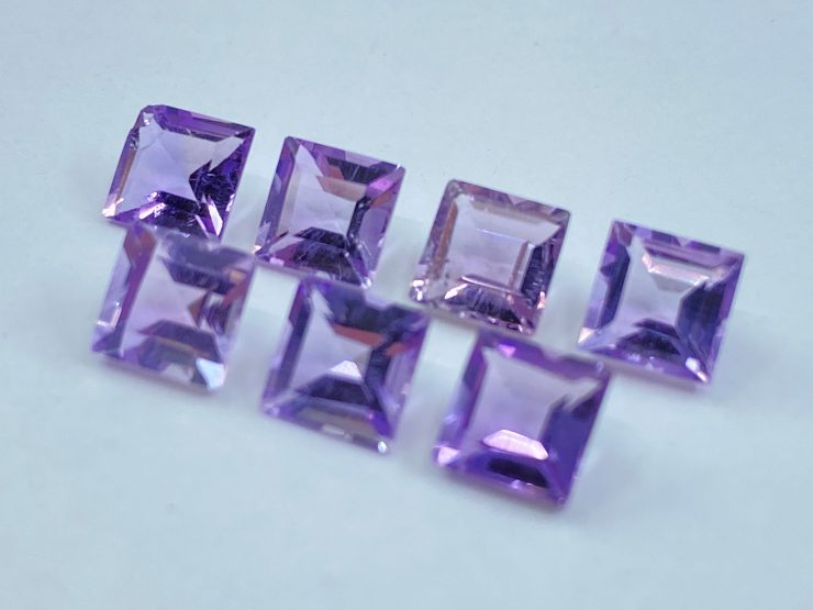 il fullxfull.3396507471 584i scaled Amethyst (Brazilian) Faceted Square Shape Loose Gemstones in 4mm & 6mm for Jewellery Making