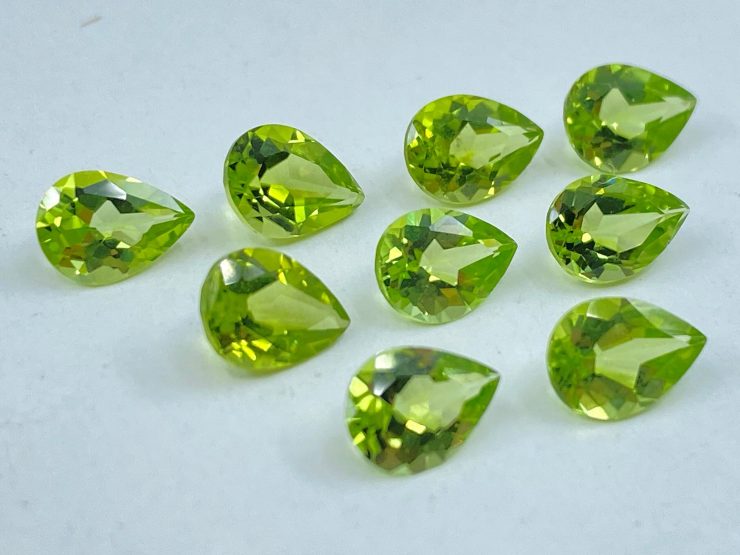 il fullxfull.3397965410 5qam scaled Peridot Faceted Pear Shape Loose Gemstones in a Range of Sizes from 4x2mm up to 15x6mm for Jewellery Making