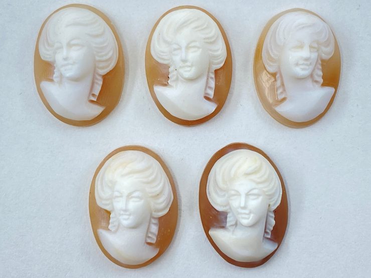 il fullxfull.3404306022 7eih scaled Sardonyx (Italy) Full Lady's Face Carved Cameo Oval Shape Gemstones in 16x12mm & 18x13mm for Jewellery Making