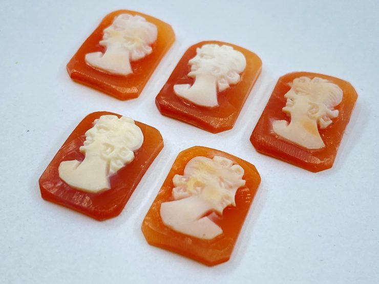 il fullxfull.3404329562 gqzd scaled Carnelian (Italy) Head Profile Carved Cameo Octagon Shape Gemstones in 10x8mm & 14x10mm for Jewellery Making