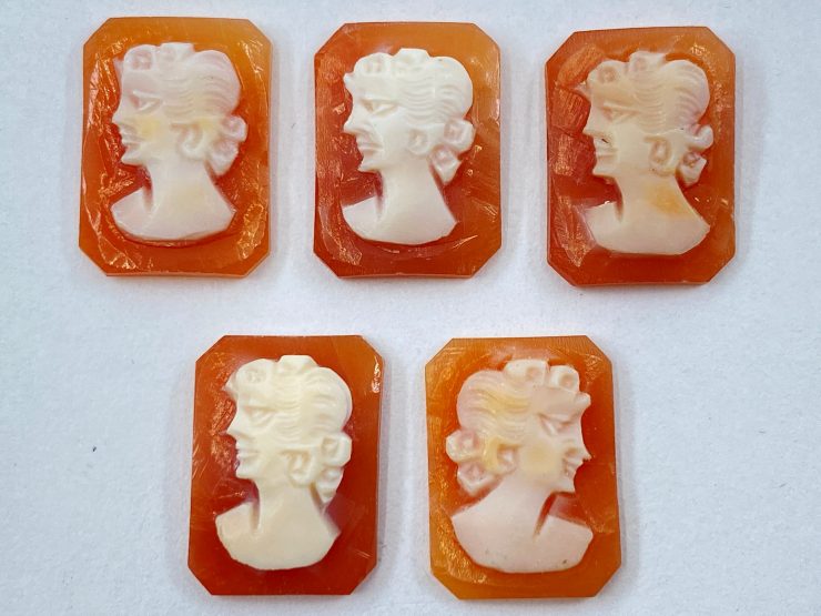 il fullxfull.3404329568 cu2n scaled Carnelian (Italy) Head Profile Carved Cameo Octagon Shape Gemstones in 10x8mm & 14x10mm for Jewellery Making