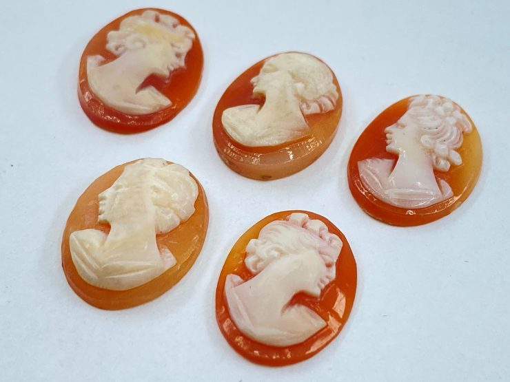 il fullxfull.3404339910 45ak scaled Carnelian (Italy) Head Profile Carved Cameo Oval Shape Gemstones in 11x9mm for Jewellery Making