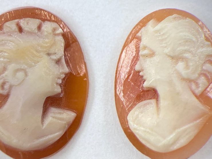 il fullxfull.3404339920 p38s scaled Carnelian (Italy) Head Profile Carved Cameo Oval Shape Gemstones in 11x9mm for Jewellery Making