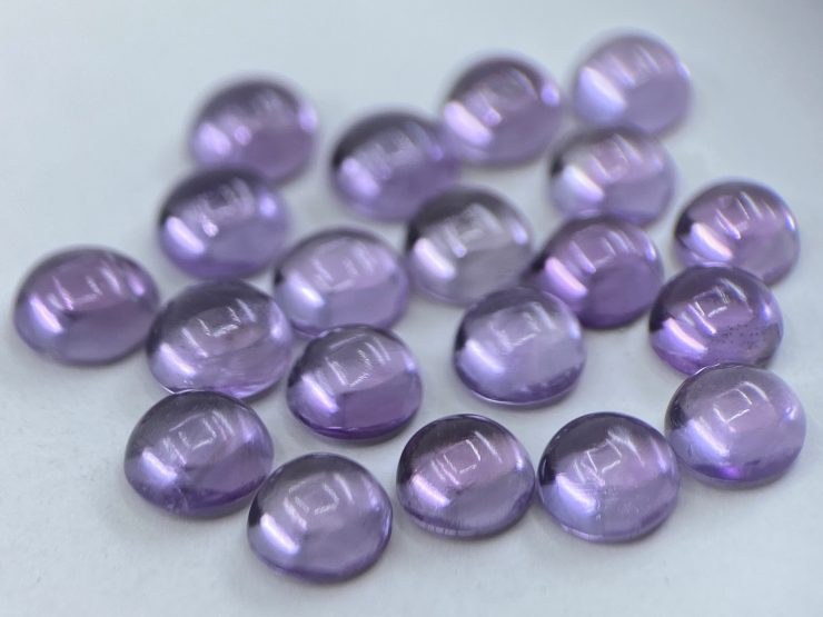 il fullxfull.3409296615 s4d1 scaled Amethyst (Brazilian) Cabochon Round Shape Loose Gemstones in a Range of Sizes from 2.5mm to 5mm for Jewellery Making