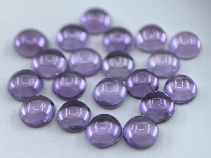 il fullxfull.3409296623 i6pf scaled Amethyst (Brazilian) Cabochon Round Shape Loose Gemstones in a Range of Sizes from 2.5mm to 5mm for Jewellery Making