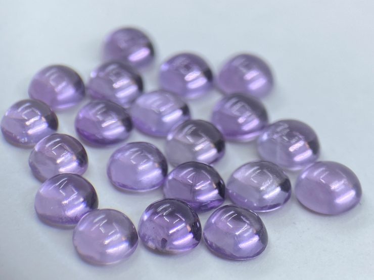 il fullxfull.3409296693 3y81 scaled Amethyst (Brazilian) Cabochon Round Shape Loose Gemstones in a Range of Sizes from 2.5mm to 5mm for Jewellery Making