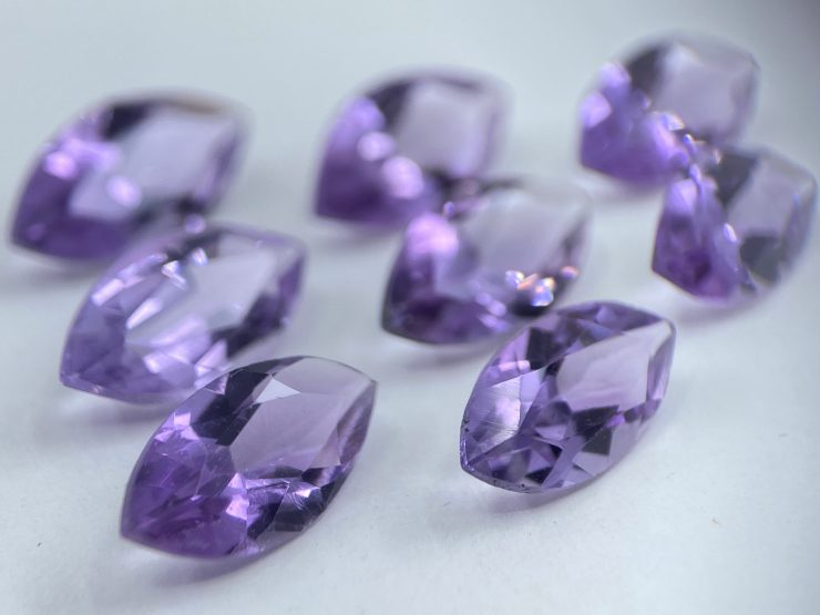 il fullxfull.3443617281 prcu scaled Amethyst (Brazilian) Faceted Marquise Navette Shape Loose Gemstones in Assorted Sizes from 4x2mm to 21x7mm for Jewellery Making