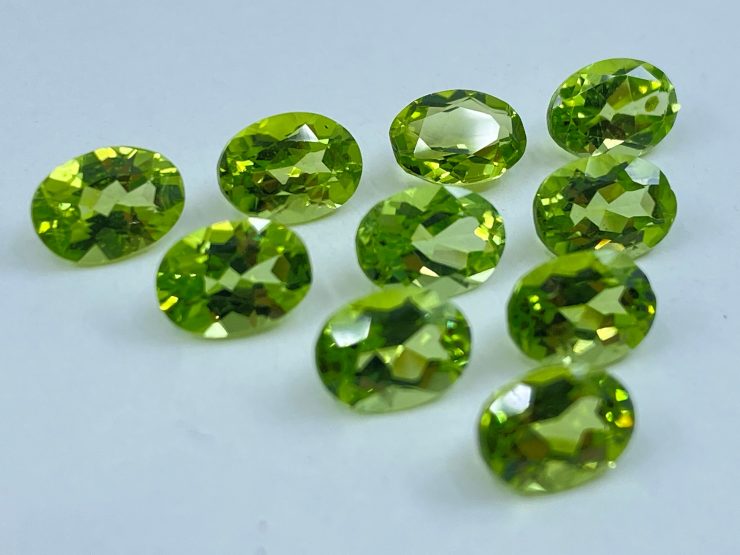 il fullxfull.3444145367 mh2i scaled Peridot Faceted Oval Shape Loose Gemstones in a Range of Sizes from 4x3mm up to 9x7mm for Jewellery Making