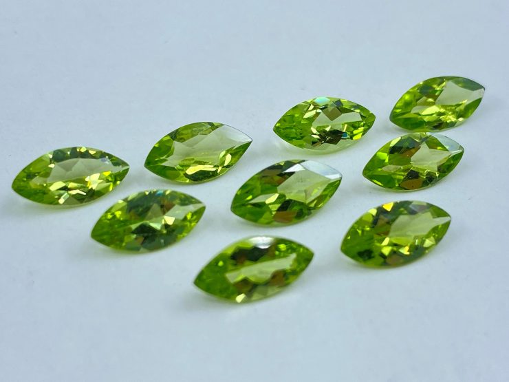 il fullxfull.3445611633 2dxn scaled Peridot Faceted Marquise / Navette Shape Loose Gemstones in 4x2mm, 6x3mm or 12x6mm for Jewellery Making