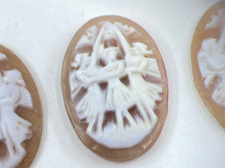 il fullxfull.3445678193 fcql scaled Sardonyx (Italy) Carved Cameo Oval Shape Gemstones Featuring 3 Graces in 10x8mm, 14x10mm, 16x12mm & 18x13mm for Jewellery Making