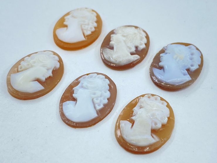 il fullxfull.3451987347 75hg scaled Sardonyx (Italy) Head Profile Carved Cameo Oval Shape Gemstones in 12x10mm, 16x12mm & 18x13mm for Jewellery Making