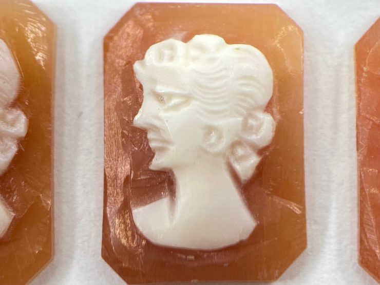 il fullxfull.3451995025 mb5f scaled Carnelian (Italy) Head Profile Carved Cameo Octagon Shape Gemstones in 10x8mm & 14x10mm for Jewellery Making