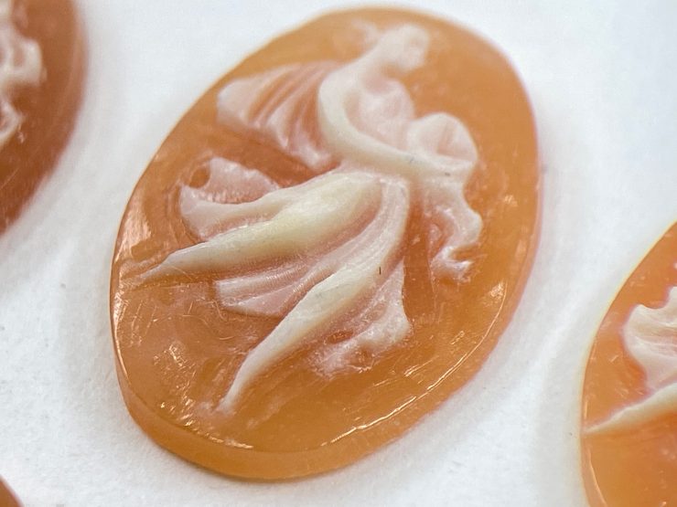 il fullxfull.3452009367 2hze scaled Carnelian (Italy) Carved Cameo Oval Shape Gemstones Featuring Single Dancer in 14x10mm for Jewellery Making