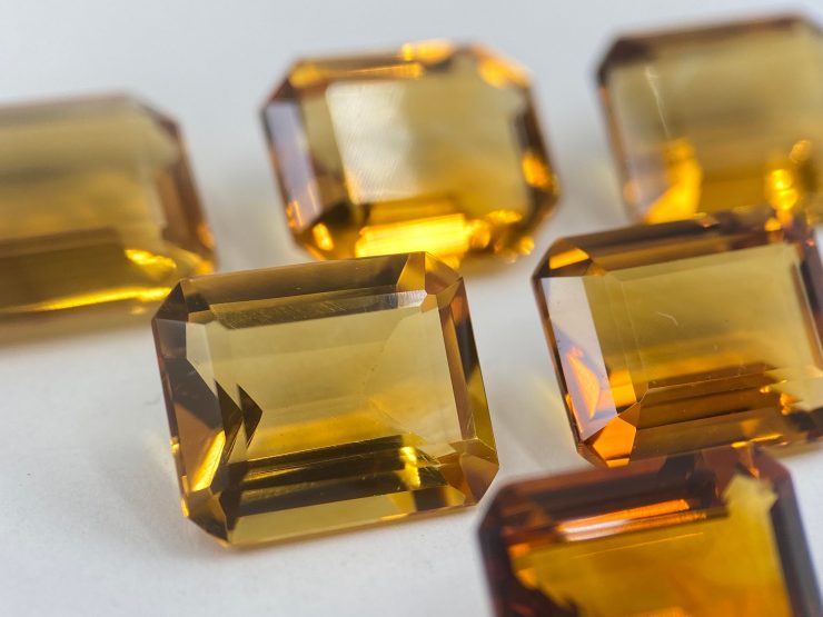 il fullxfull.3459256617 e1am scaled Citrine (Brazil) Faceted Octagon Shape Loose Gemstones in Assorted Sizes from 4x2mm to 18x14mm for Jewellery Making