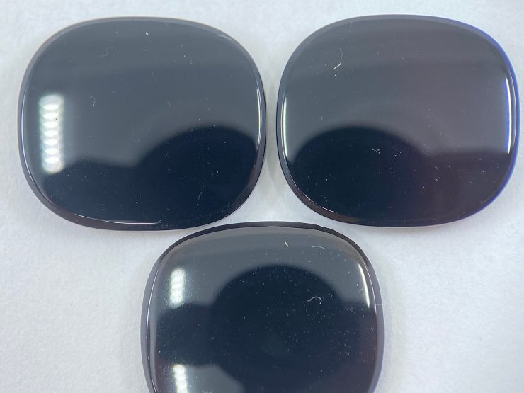 il fullxfull.3459586340 s2vb scaled 15 Pieces of Black Onyx German Cut Double Bevel Antique Shape Loose Gemstones in 16x14mm for Jewellery Making