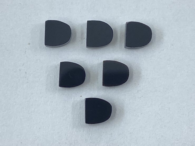 il fullxfull.3470464790 38kw scaled 100 Pieces of Black Onyx Flat Straight Edge (German Cut) D-Shape Loose Gemstones in 4mm for Jewellery Making