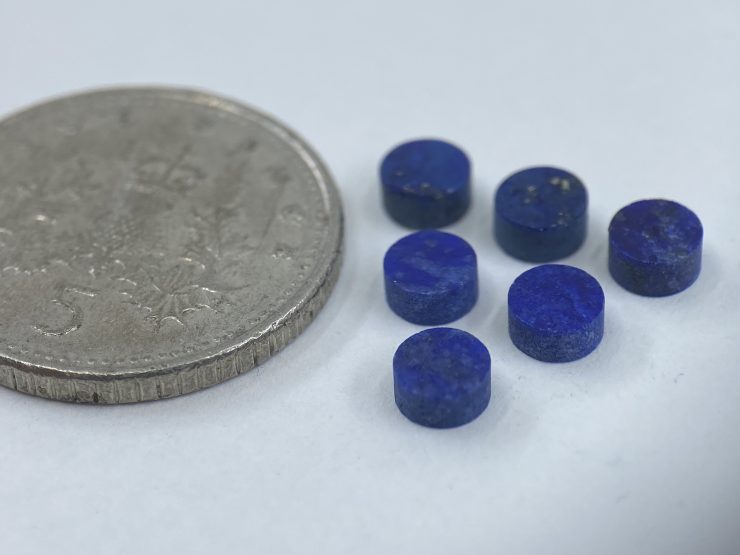 il fullxfull.3470505076 4q4g scaled Lapis Lazuli Flat Straight Edge (German Cut) Round Shape Loose Gemstones in 4mm for Jewellery Making