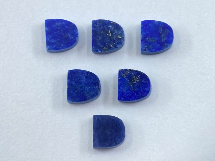 il fullxfull.3470526196 fcau scaled Lapis Lazuli Flat Straight Edge (German Cut) D-Shape Loose Gemstones in 4mm for Jewellery Making