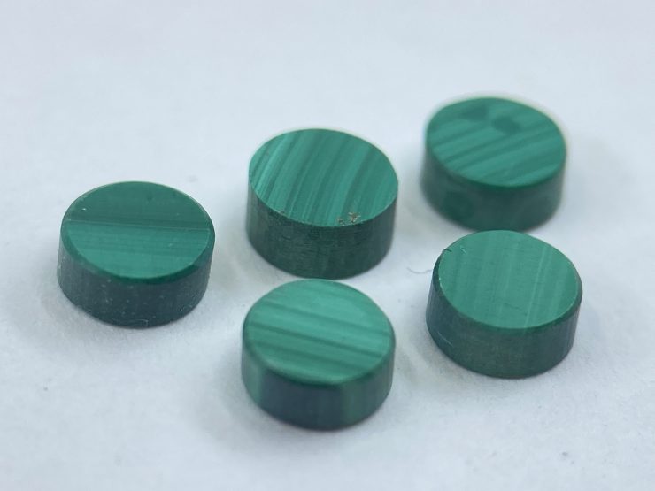 il fullxfull.3471255388 pv7x scaled Malachite Flat Straight Edge (German Cut) Round Shape Loose Gemstones in 4mm for Jewellery Making