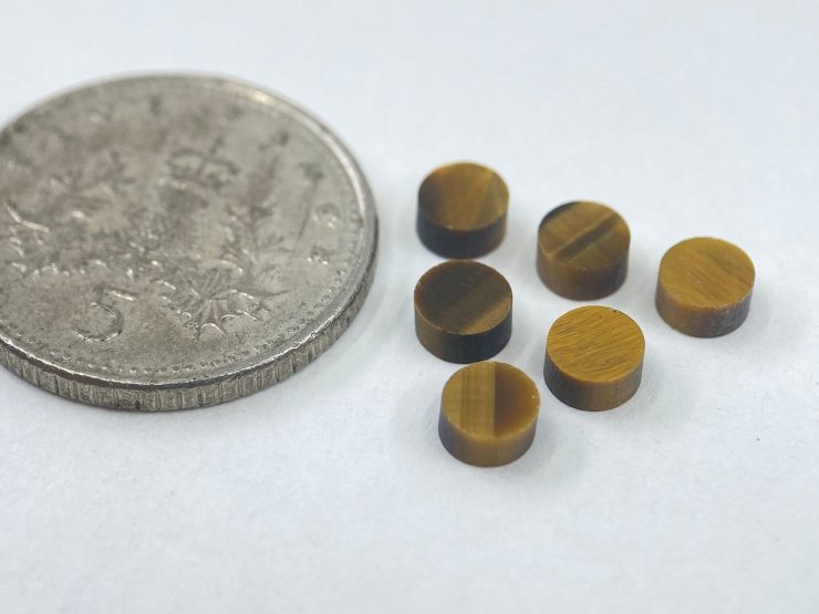 il fullxfull.3471304480 dgg1 scaled 100 Pieces of Golden Tiger Eye Flat Straight Edge (German Cut) Round Shape Loose Gemstones in 4mm for Jewellery Making