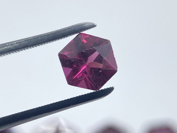 il fullxfull.3494280296 54di scaled Rhodolite Garnet (Rose-Coloured) Faceted Hexagon Shape Loose Gemstones in 5mm & 6mm for Jewellery Making