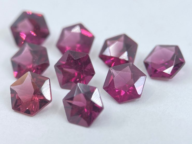 il fullxfull.3494280482 o5u4 scaled Rhodolite Garnet (Rose-Coloured) Faceted Hexagon Shape Loose Gemstones in 5mm & 6mm for Jewellery Making