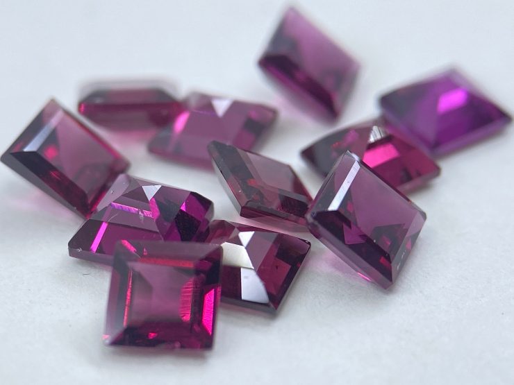 il fullxfull.3494322762 3kv1 scaled Rhodolite Garnet (Rose-Coloured) Faceted Square Shape Loose Gemstones in 4mm & 5mm for Jewellery Making