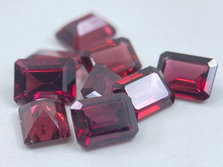 il fullxfull.3494334414 aqay scaled Rhodolite Garnet (Rose-Coloured) Faceted Octagon Shape Loose Gemstones in 6x4mm, 7x5mm, 8x6mm & 10x8mm for Jewellery Making