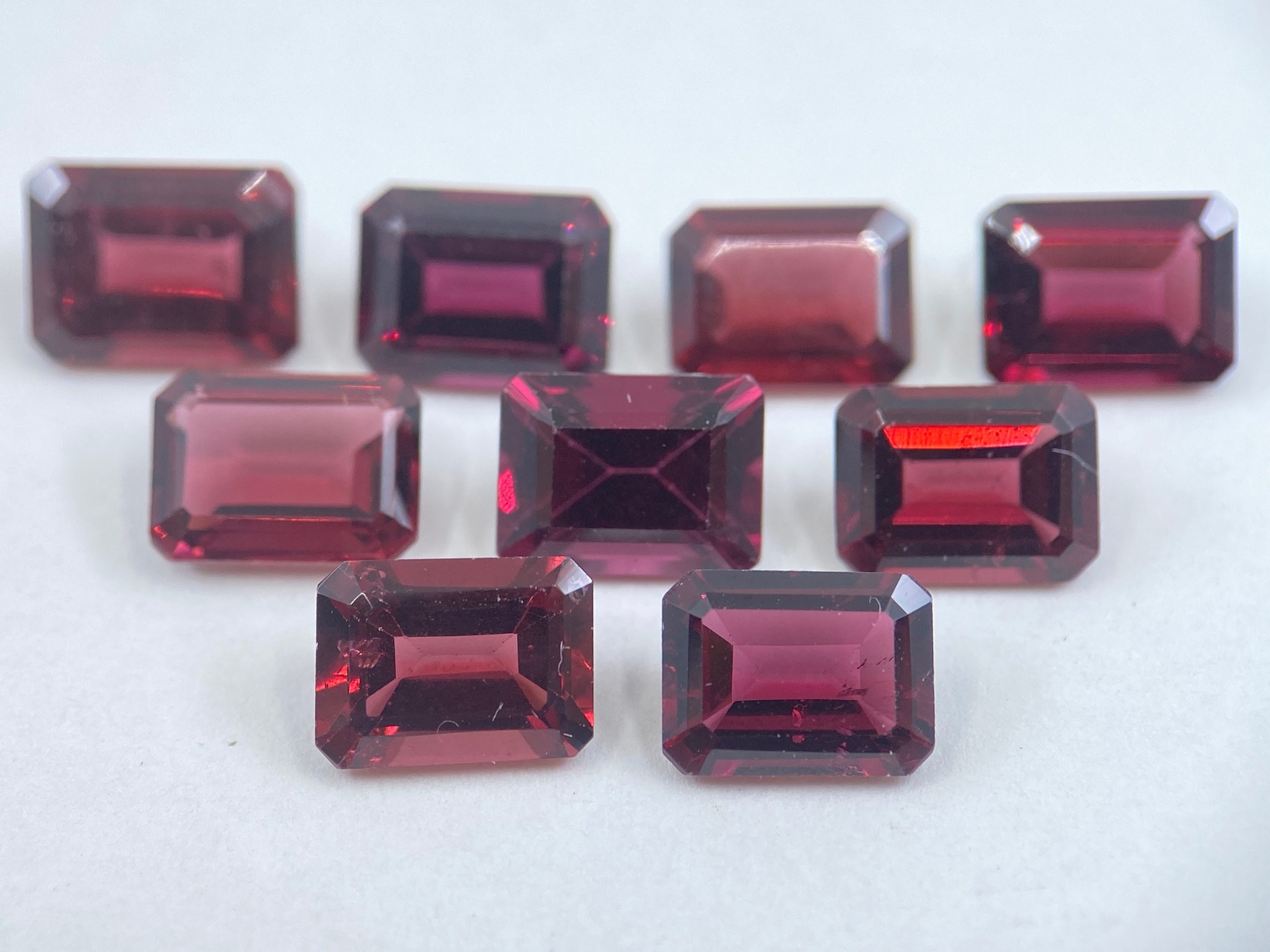 il fullxfull.3494334484 sqd6 scaled Rhodolite Garnet (Rose-Coloured) Faceted Octagon Shape Loose Gemstones in 6x4mm, 7x5mm, 8x6mm & 10x8mm for Jewellery Making