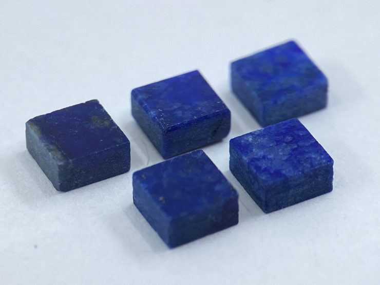 il fullxfull.3518171383 pm2c scaled Lapis Lazuli Flat Straight Edge (German Cut) Square Shape Loose Gemstones in 4mm for Jewellery Making