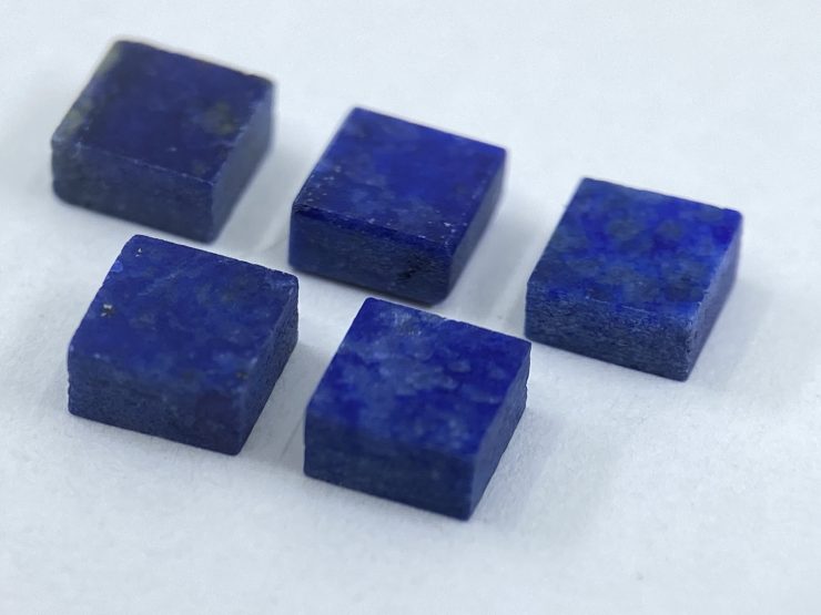 il fullxfull.3518171395 36wo scaled Lapis Lazuli Flat Straight Edge (German Cut) Square Shape Loose Gemstones in 4mm for Jewellery Making