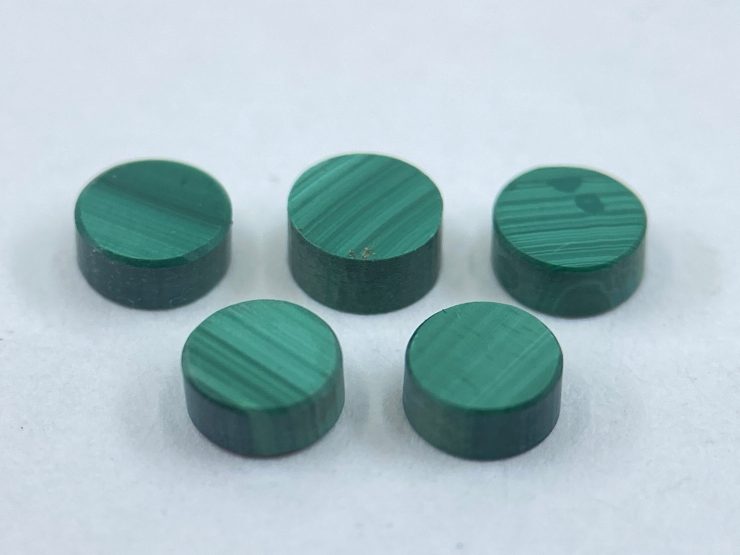 il fullxfull.3518907389 qufw scaled Malachite Flat Straight Edge (German Cut) Round Shape Loose Gemstones in 4mm for Jewellery Making