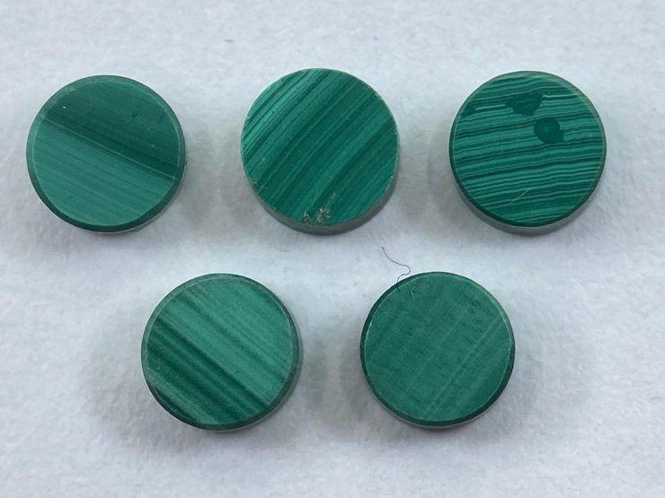 il fullxfull.3518907537 7bd1 scaled Malachite Flat Straight Edge (German Cut) Round Shape Loose Gemstones in 4mm for Jewellery Making