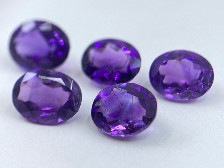 il fullxfull.3525531868 3tfs scaled Amethyst (African) Faceted Oval Shape Second Quality Loose Gemstones in Sizes from 4x3mm to 20x15mm for Jewellery Making