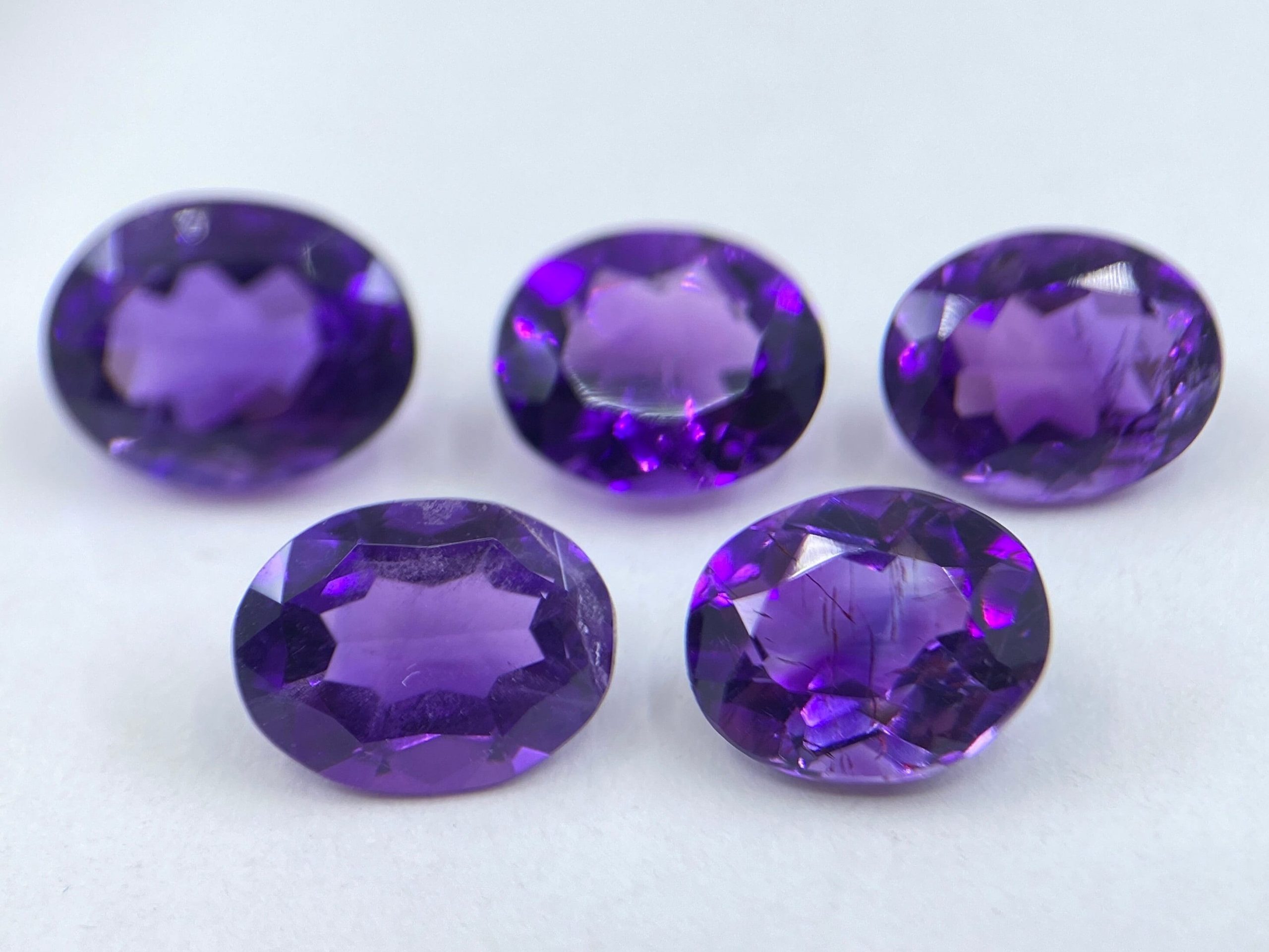 il fullxfull.3525537426 m996 scaled Amethyst (African) Faceted Oval Shape Second Quality Loose Gemstones in Sizes from 4x3mm to 20x15mm for Jewellery Making