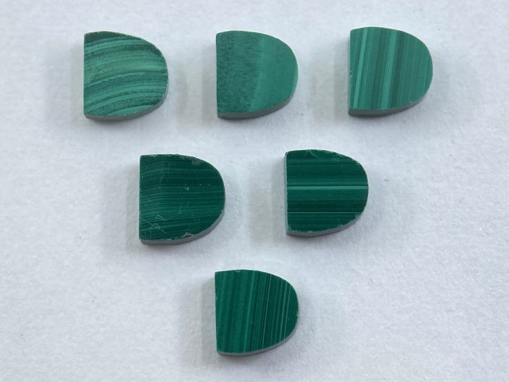 il fullxfull.3534604357 h362 scaled Malachite Flat Straight Edge (German Cut) D-Shape Loose Gemstones in 4mm for Jewellery Making