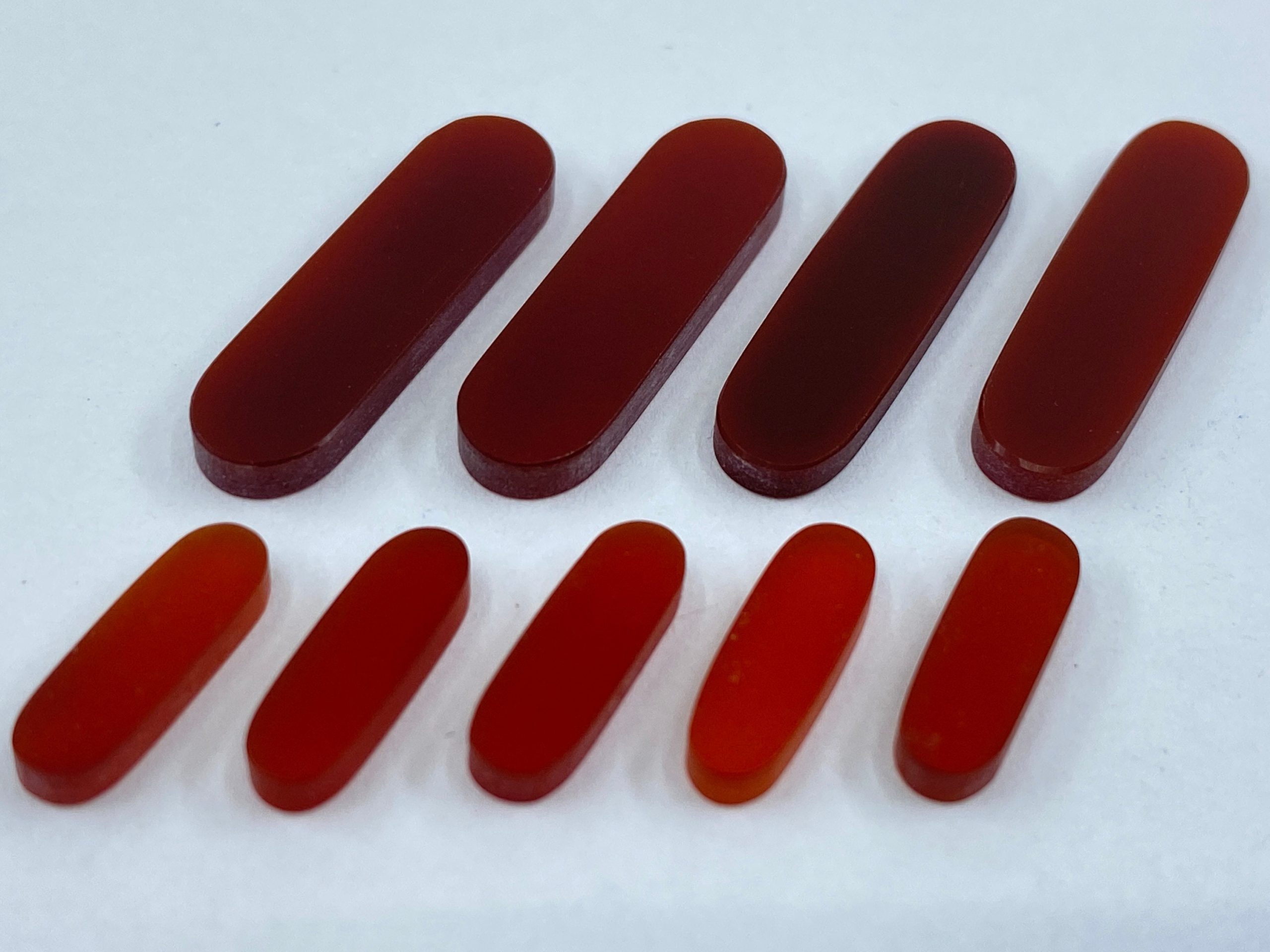 il fullxfull.3539573880 foda scaled Carnelian Flat Straight Edge (German Cut) Oval Shape Loose Gemstones in 12x4mm & 22x6mm for Jewellery Making