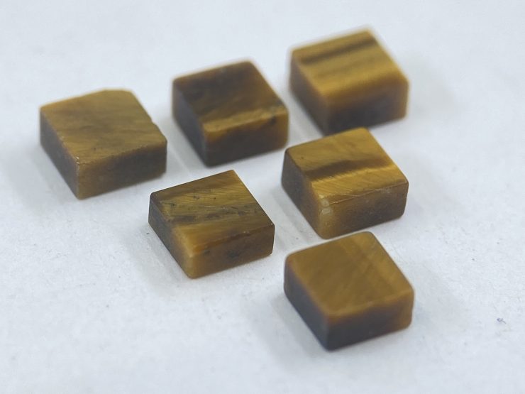 il fullxfull.3539683104 6vbg scaled 100 Pieces of Golden Tiger Eye Flat Straight Edge (German Cut) Square Shape Loose Gemstones in 4mm for Jewellery Making