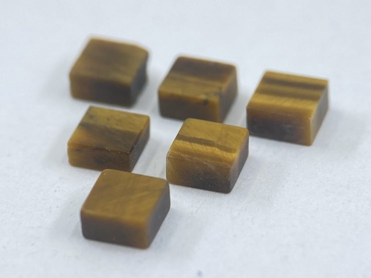 il fullxfull.3539683110 tf60 scaled 100 Pieces of Golden Tiger Eye Flat Straight Edge (German Cut) Square Shape Loose Gemstones in 4mm for Jewellery Making