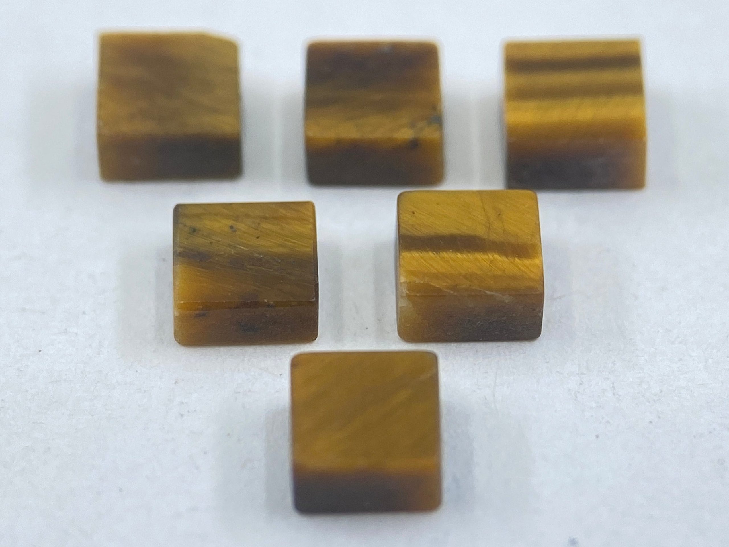 il fullxfull.3539684476 kfcq scaled 100 Pieces of Golden Tiger Eye Flat Straight Edge (German Cut) Square Shape Loose Gemstones in 4mm for Jewellery Making