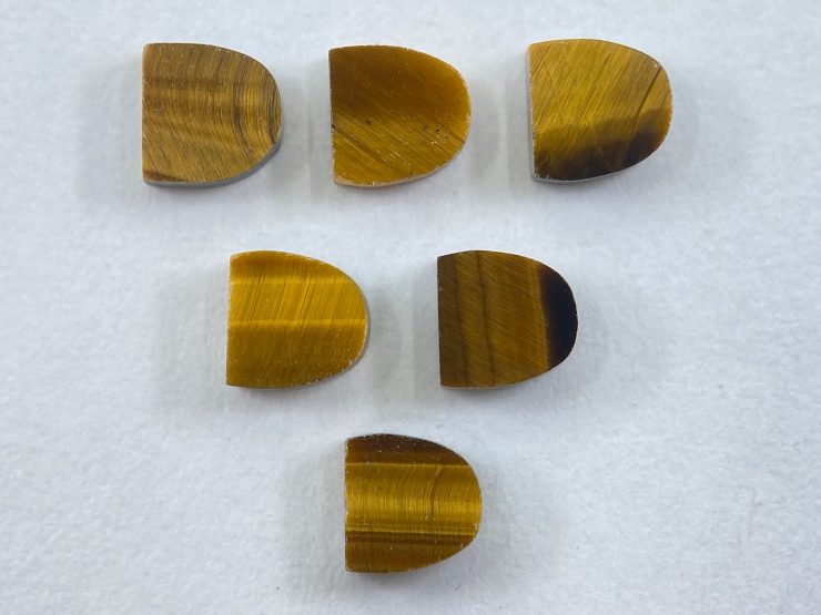 il fullxfull.3539686642 d5p6 scaled 100 Pieces of Golden Tiger Eye Flat Straight Edge (German Cut) D-Shape Loose Gemstones in 4mm for Jewellery Making