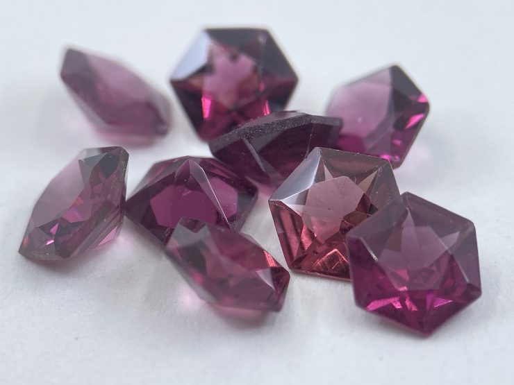 il fullxfull.3541925007 3c04 scaled Rhodolite Garnet (Rose-Coloured) Faceted Hexagon Shape Loose Gemstones in 5mm & 6mm for Jewellery Making