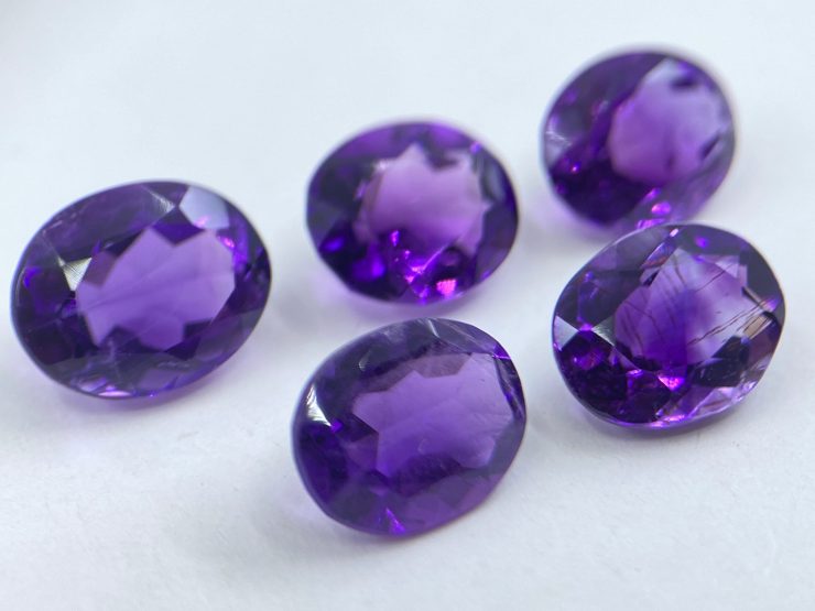 il fullxfull.3573167823 f1zw scaled Amethyst (African) Faceted Oval Shape Second Quality Loose Gemstones in Sizes from 4x3mm to 20x15mm for Jewellery Making