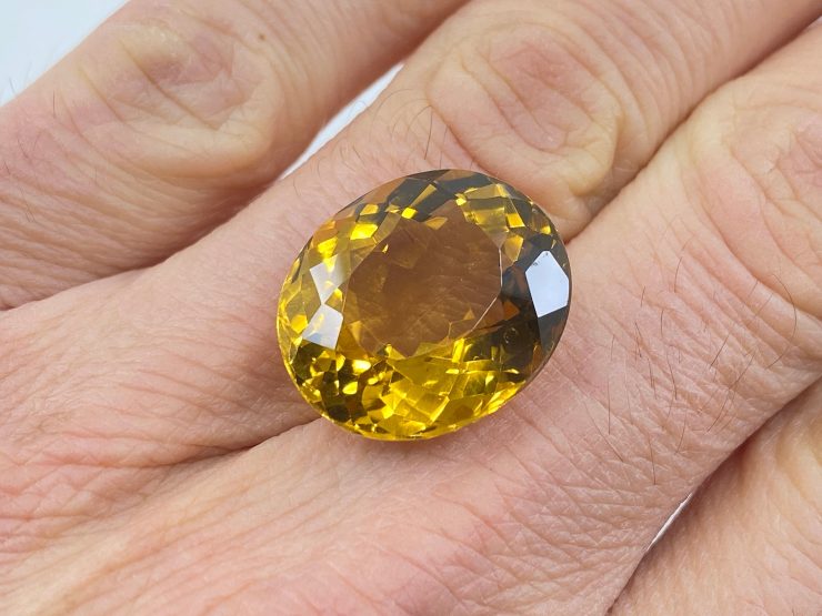 il fullxfull.3595042985 sohs scaled 20.38 cts Fine Citrine (Brazil) Faceted Oval Shape Loose Gemstone in 19.5x16.7mm for Jewellery Making