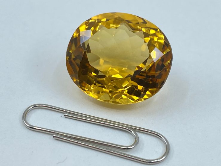 il fullxfull.3595046365 biut scaled 26.64 cts Fine Citrine (Brazil) Faceted Oval Shape Loose Gemstone in 20.5x18.2mm for Jewellery Making