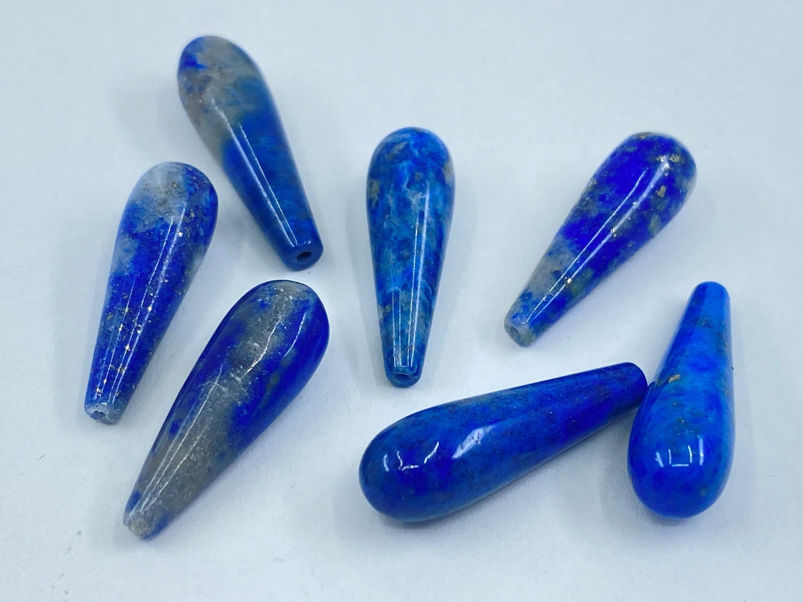 il fullxfull.3624932029 kc4i scaled Lapis Lazuli Top Drilled Teardrop Shape Gemstone Beads in 21x7mm for Jewellery Making