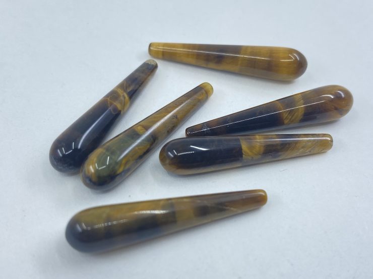 il fullxfull.3624981821 edbh scaled Golden Tiger Eye Top Drilled Teardrop Shape Gemstone Beads in 30x6mm for Jewellery Making