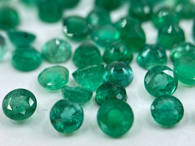 il fullxfull.3626604776 ldyq scaled Emerald Round Shape Faceted Loose Gemstones in Assorted Sizes from 1.5mm to 6mm for Jewellery Making